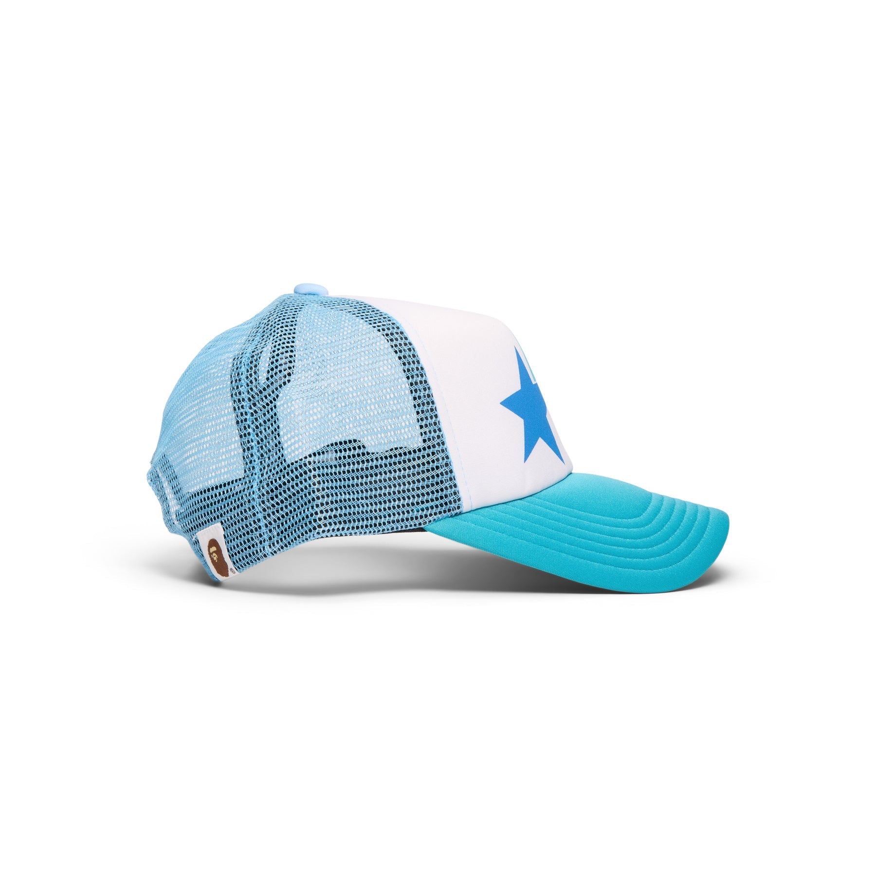 A Bathing Ape Bape Sta Mesh Cap (Blue) Hats