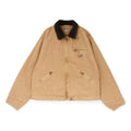 A Bathing Ape Line Camo Jacquard Garment Dyed Padded Work Jacket (Beige) Top