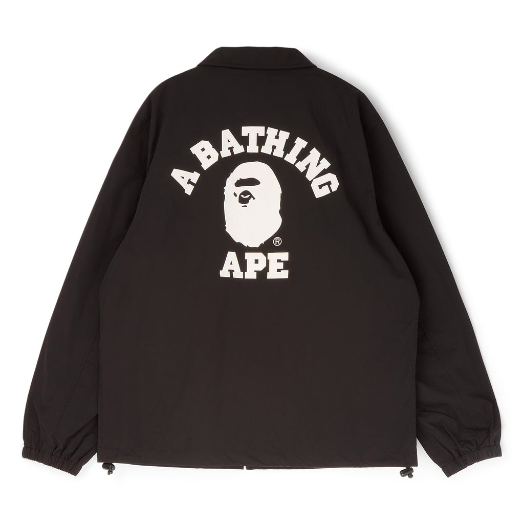 A Bathing Ape College Coach Jacket (Black) Top
