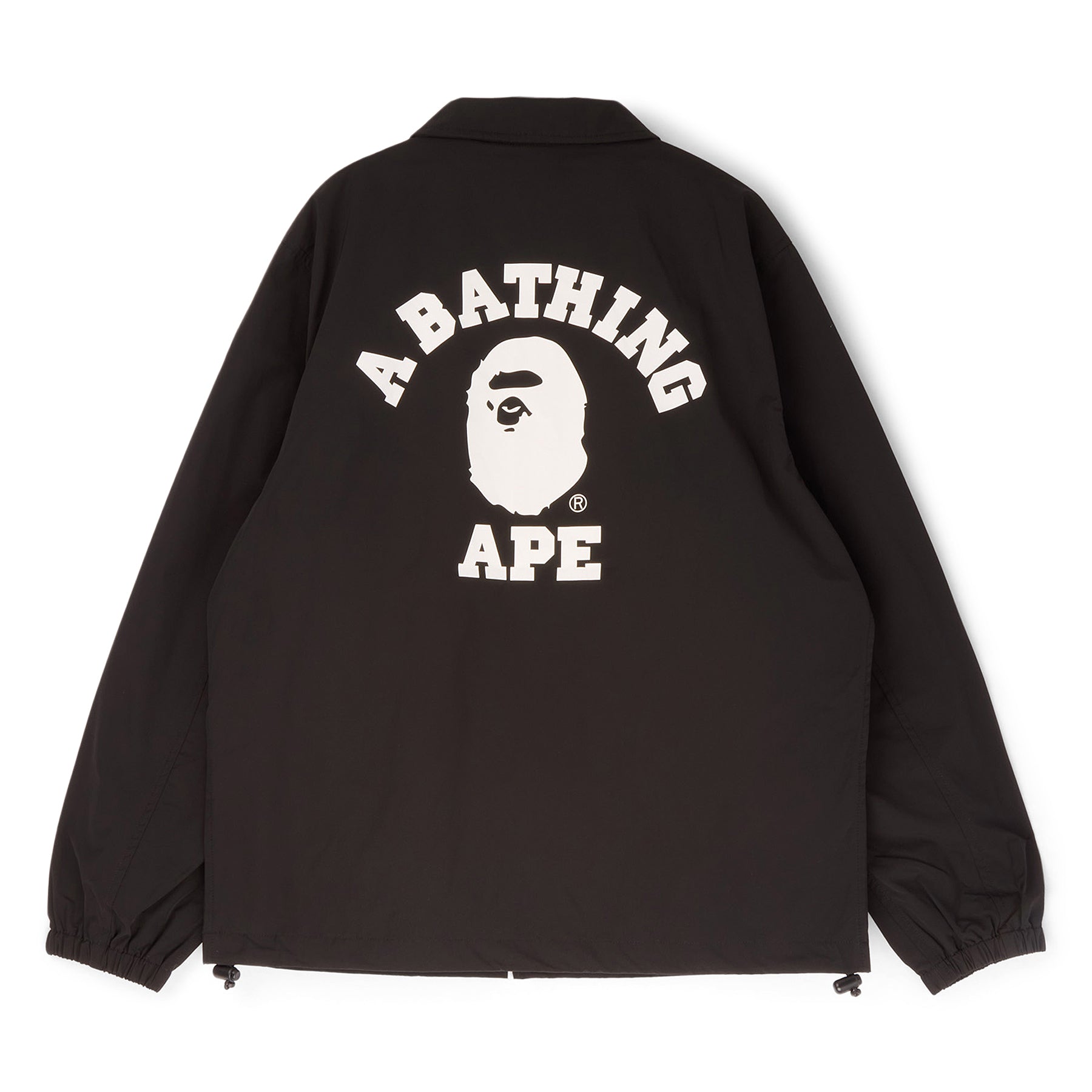 A Bathing Ape College Coach Jacket (Black) Top
