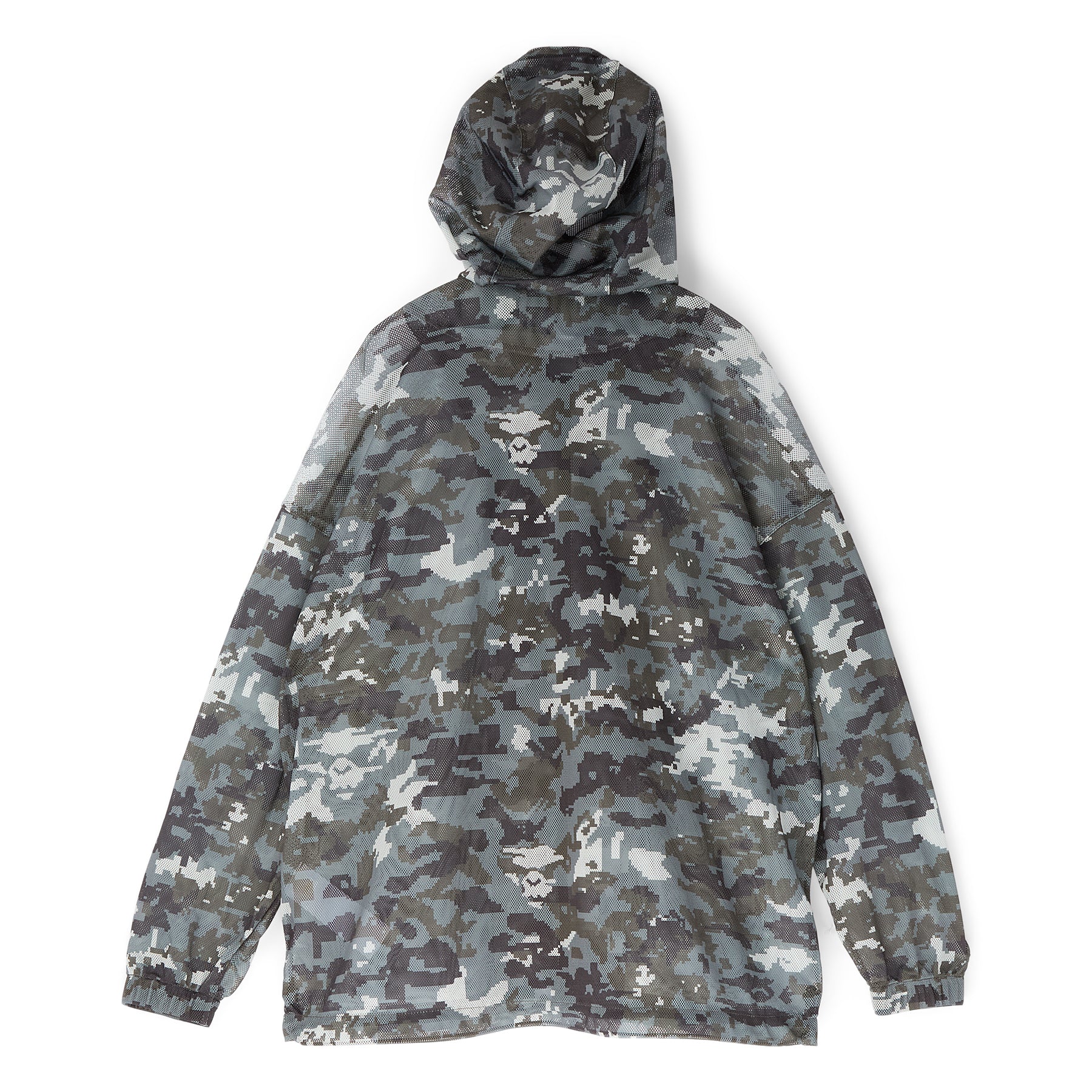 A Bathing Ape Multi Pixel Camo Mesh Hoodie Jacket M (Black) Top