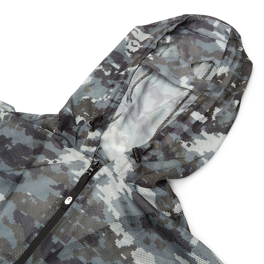 A Bathing Ape Multi Pixel Camo Mesh Hoodie Jacket M (Black) Top