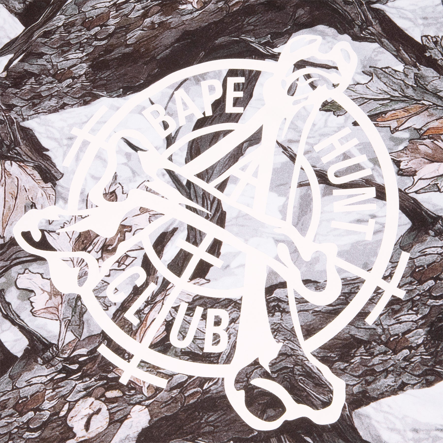 A Bathing Ape Tree Edge Camo Relaxed Fit Tee (White)Top