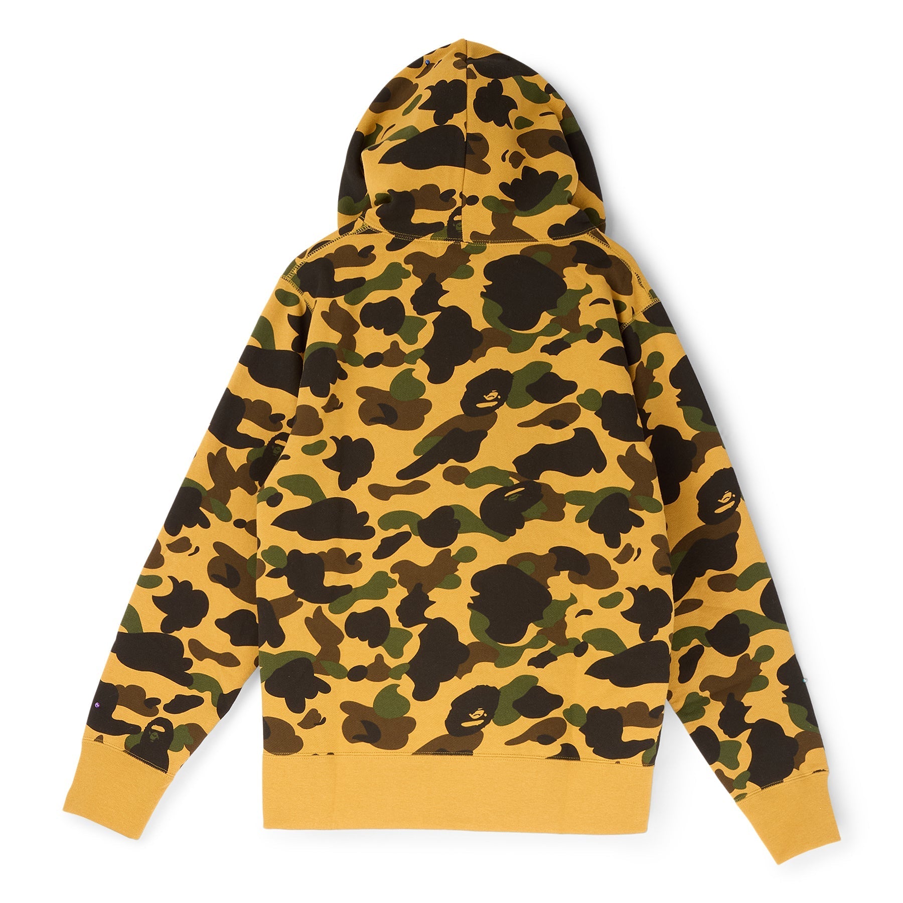 A Bathing Ape 1ST Camo Bape Pullover Hoodie (Yellow) Top
