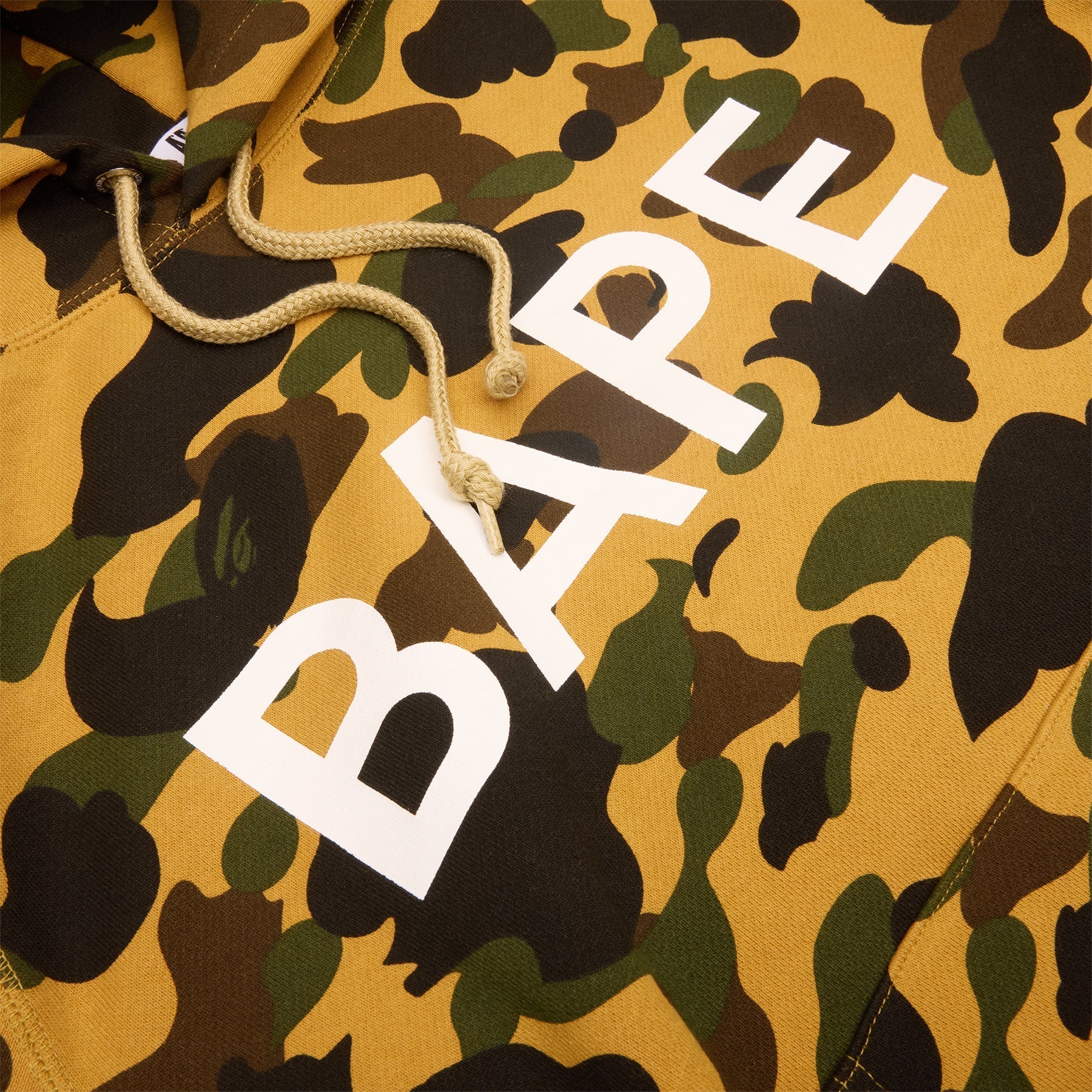 A Bathing Ape 1ST Camo Bape Pullover Hoodie (Yellow) Top