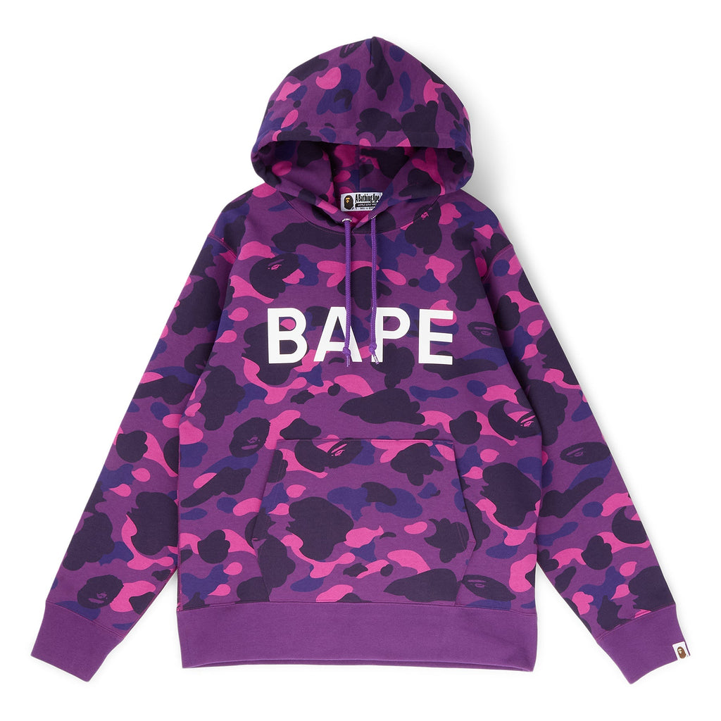 A Bathing Ape Color Camo Bape Pullover Hoodie M (Purple) Top