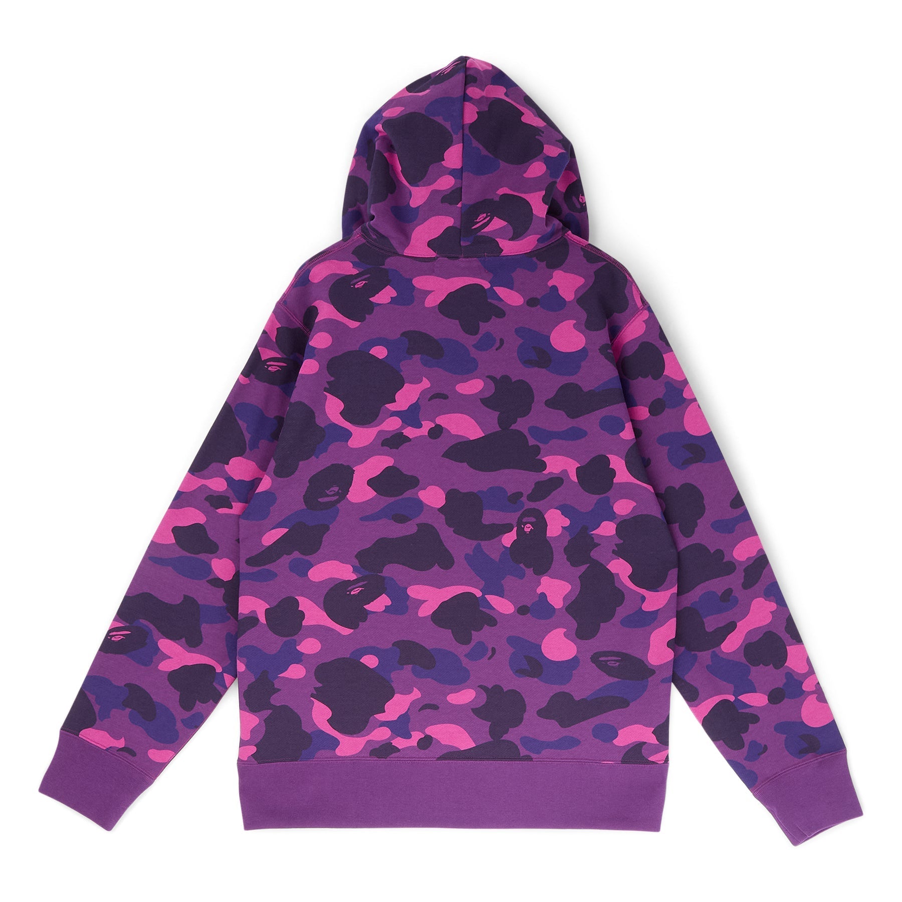A Bathing Ape Color Camo Bape Pullover Hoodie M (Purple) Top