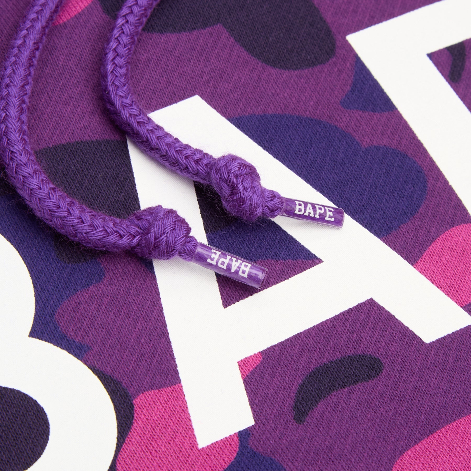 A Bathing Ape Color Camo Bape Pullover Hoodie M (Purple) Top
