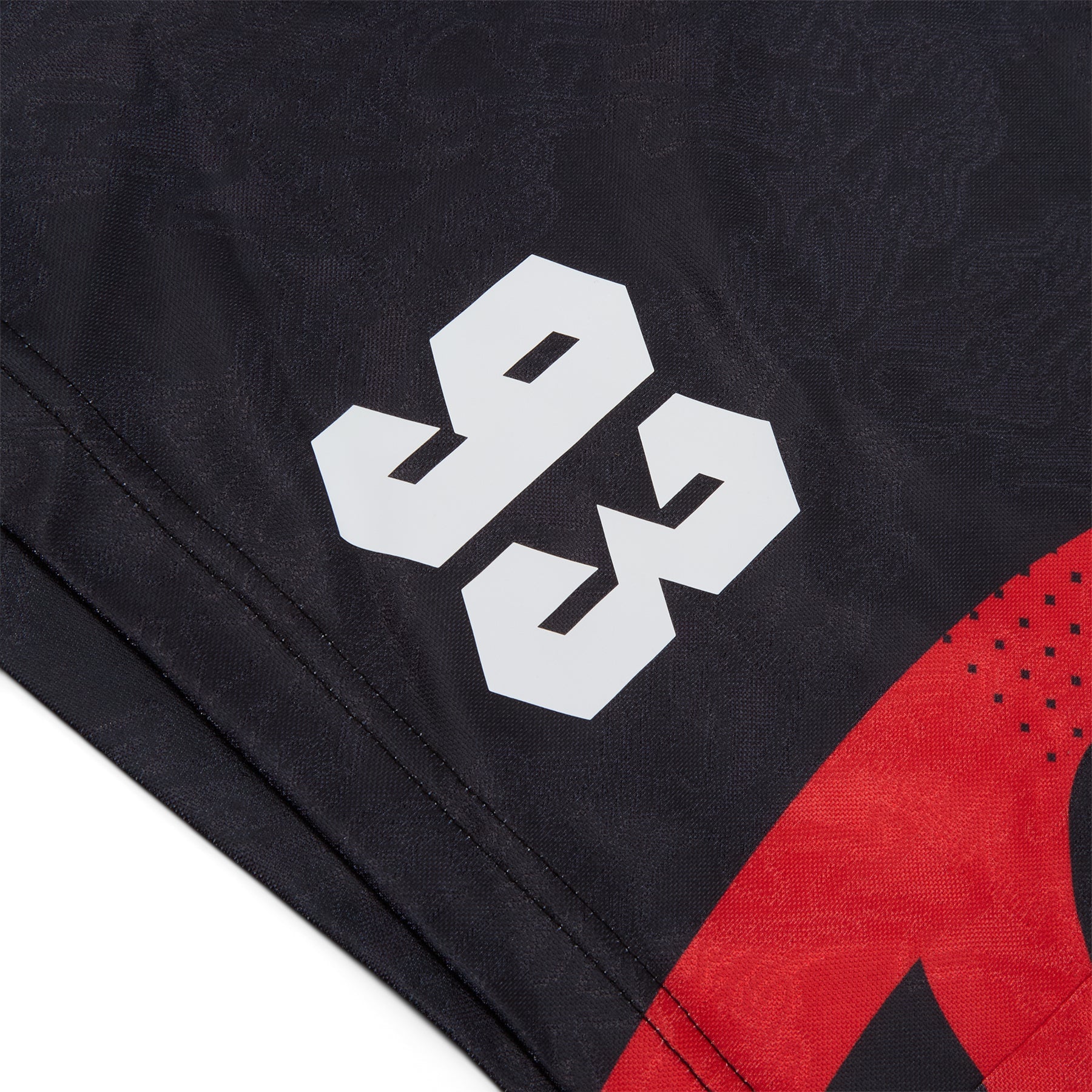 A Bathing Ape Ape Flame Monogram Jacquard Relaxed Fit Football Shorts M (Black) Trousers