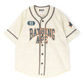 A Bathing Ape Solid Camo Multi Logo Baseball Ss Shirt M (Ivory) Top