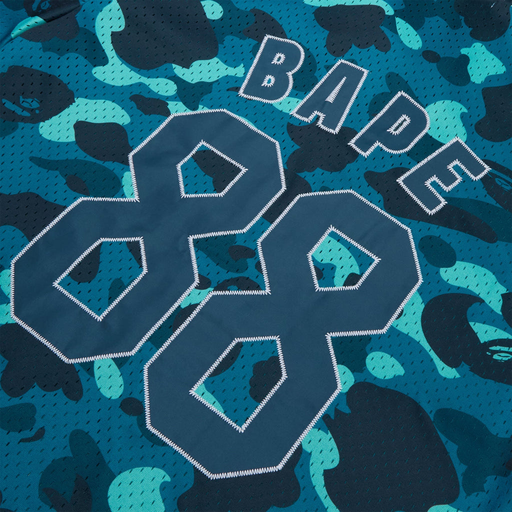 A Bathing Ape Color Camo Warm Up Ss Shirt M (Green) Top