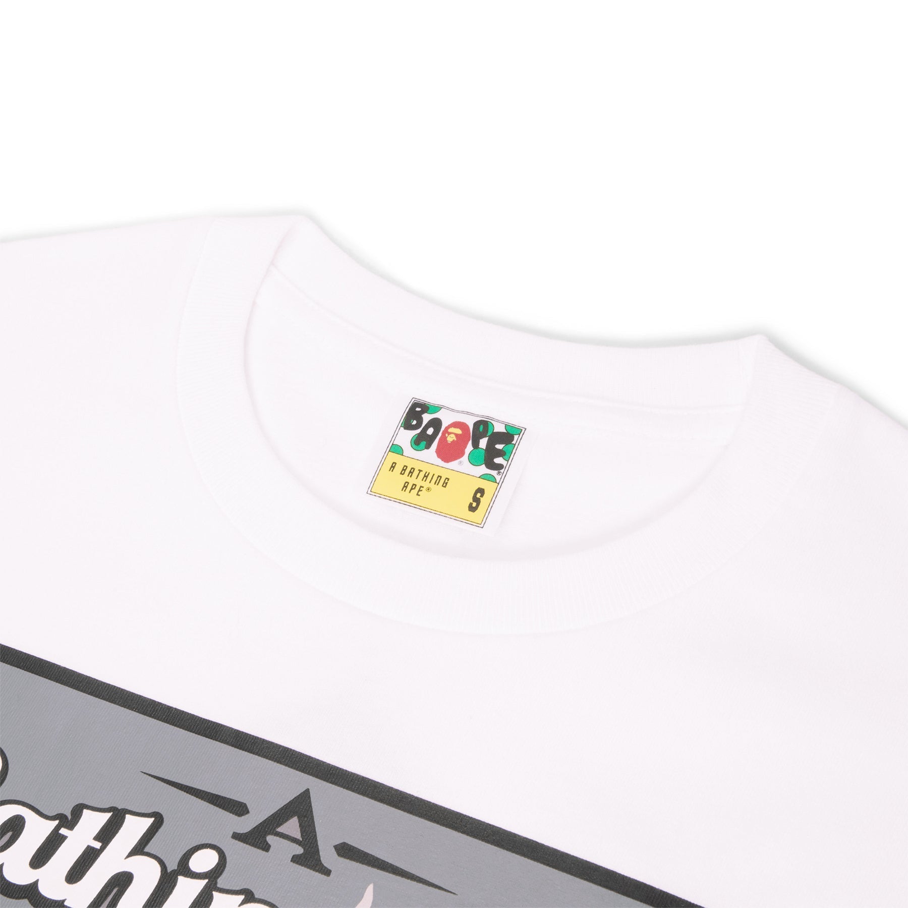 A Bathing Ape Base Camp Tee (White) T-shirt Top