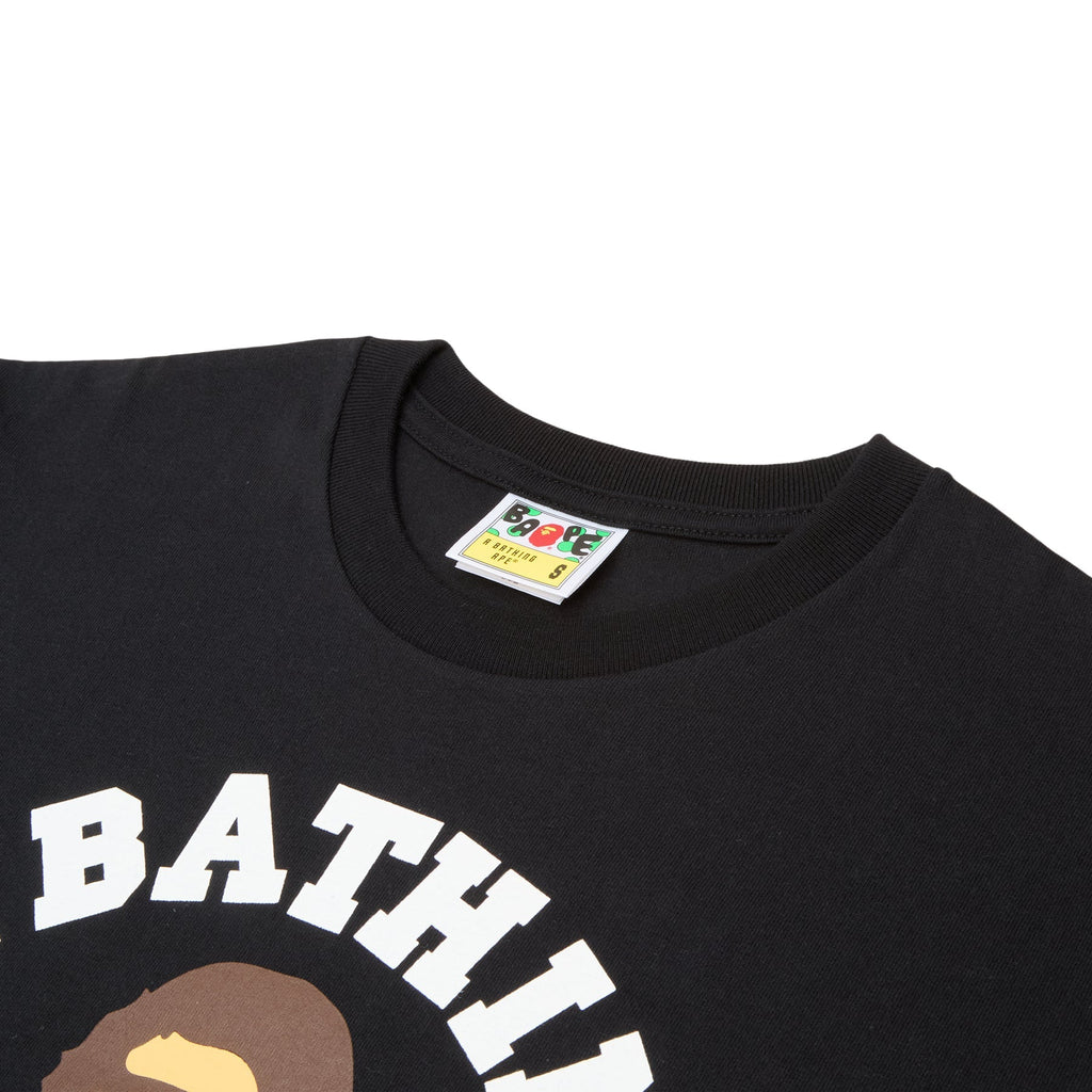 A Bathing Ape College Tee M (Black) T-shirt Top