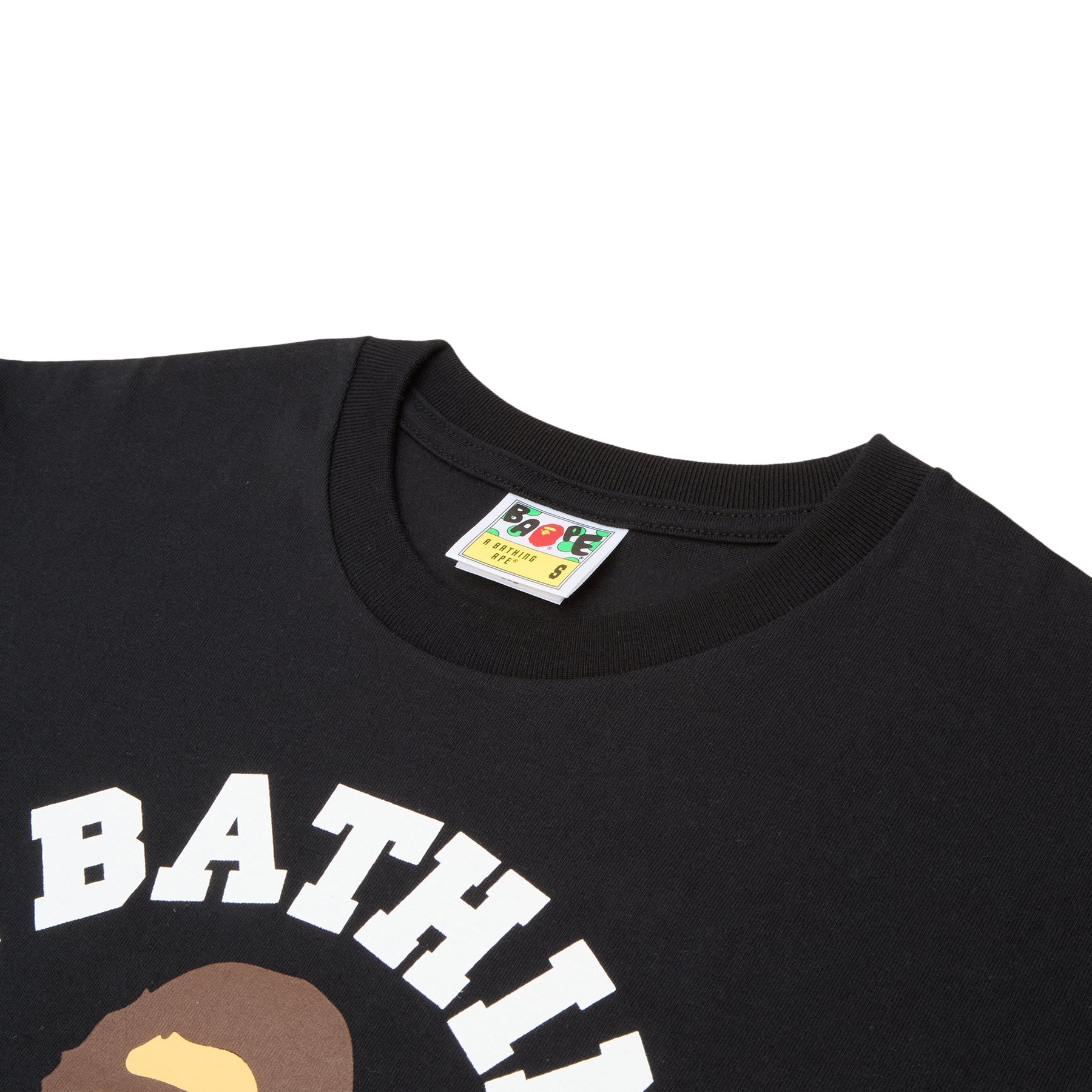A Bathing Ape College Tee M (Black) T-shirt Top