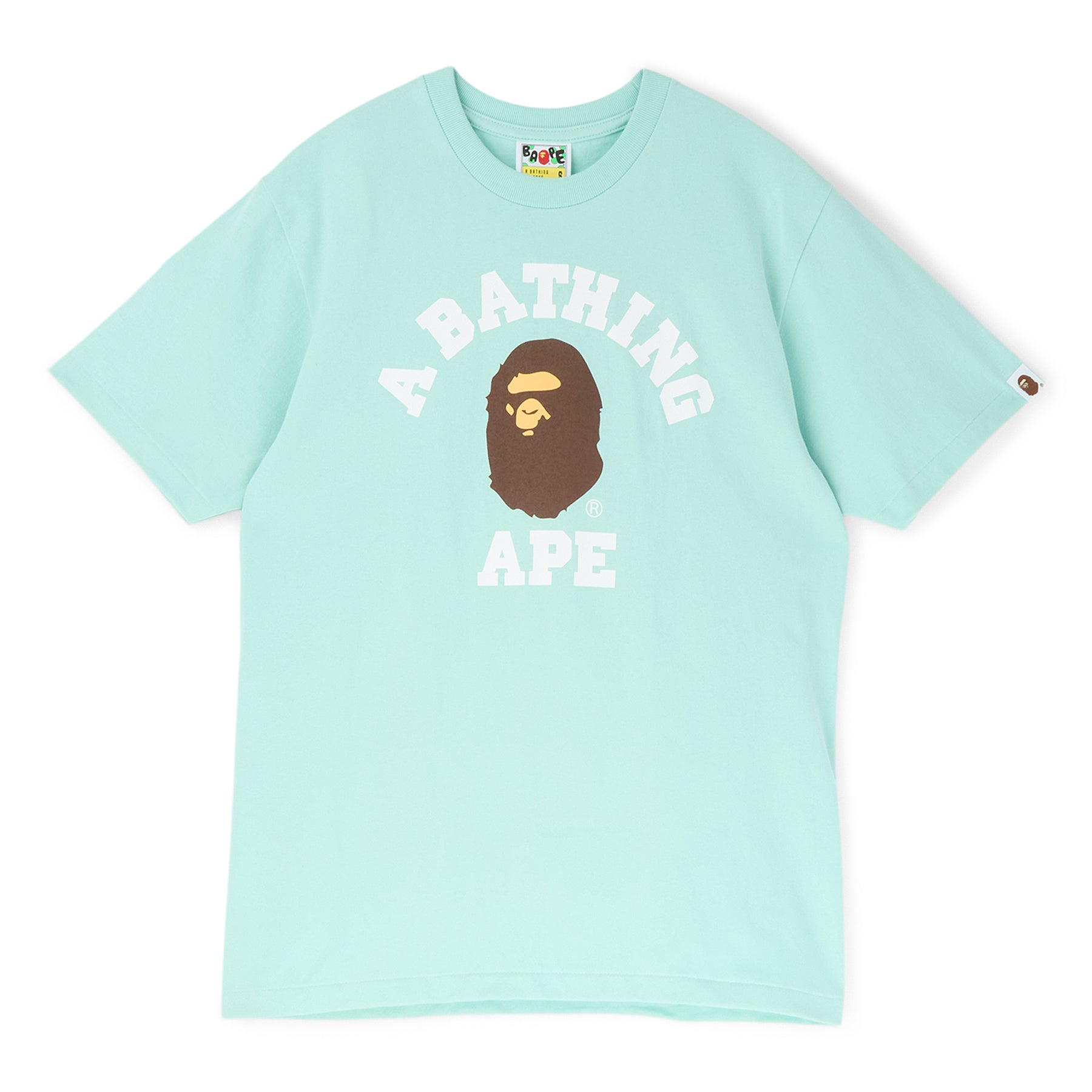 A Bathing Ape College Tee M (Green) T-shirt Top