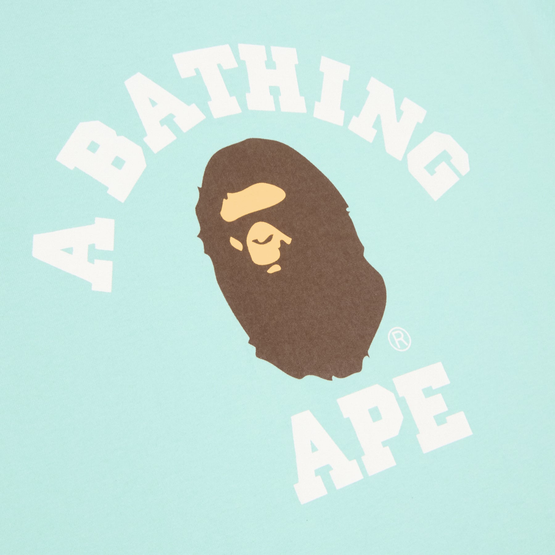 A Bathing Ape College Tee M (Green) T-shirt Top