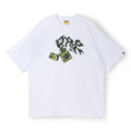 A Bathing Ape Bape Lighter Relaxed Fit Tee M (White) T-shirt Top