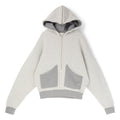 Brain Dead Zip Hoodie (Heather Grey) Top