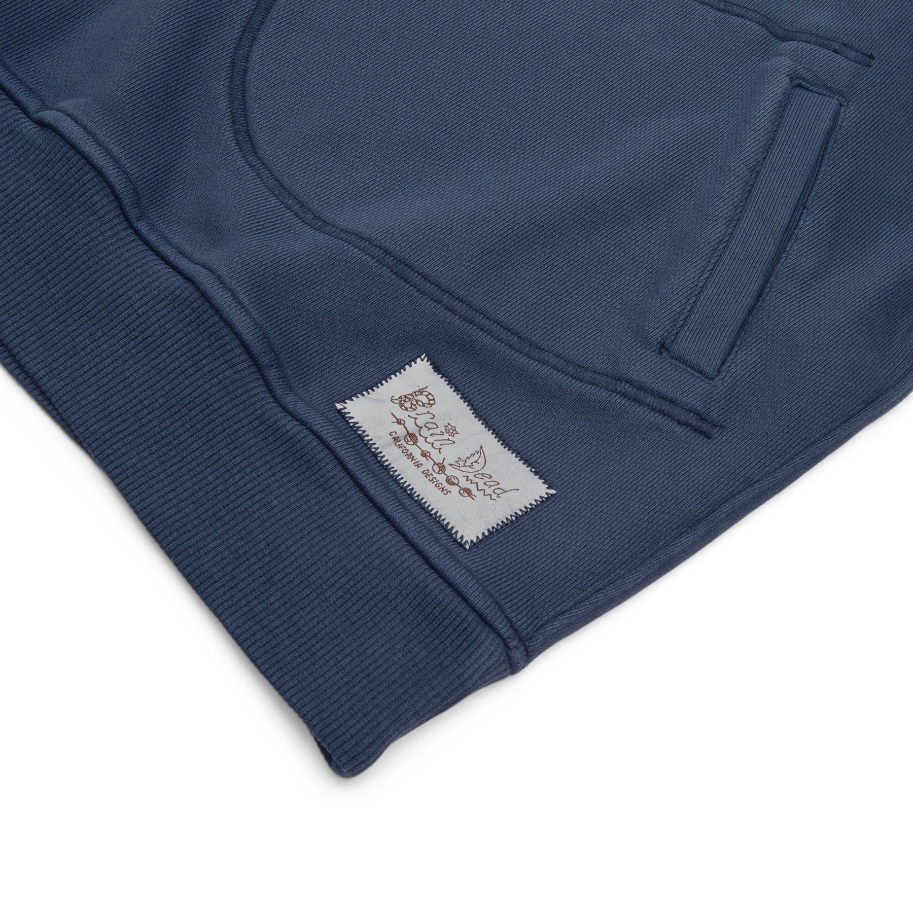 Brain Dead Half Zip Collared Sweatshirt (Midnight) Top