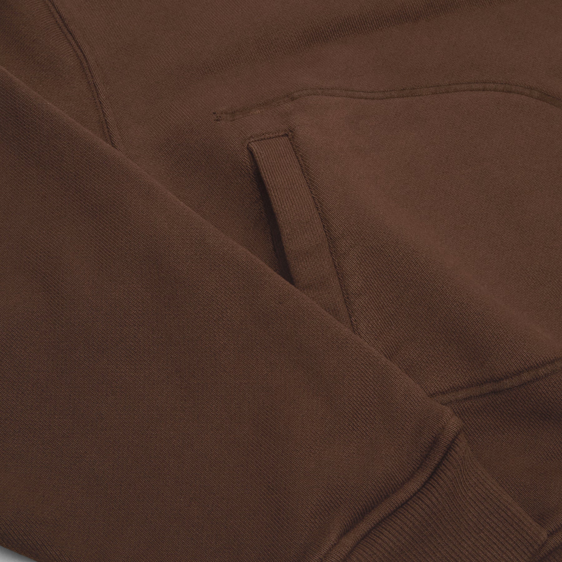 Brain Dead Half Zip Collared Sweatshirt (Brown) Top