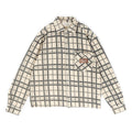 Brain Dead Plaid French Terry Button Up (Sand) Top
