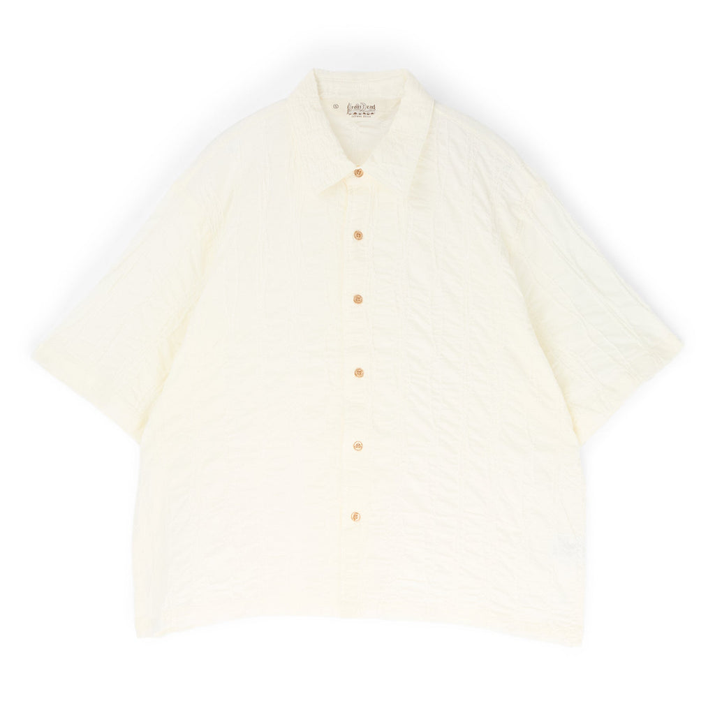 Brain Dead Twisted Piping Shirt (Natural) Top