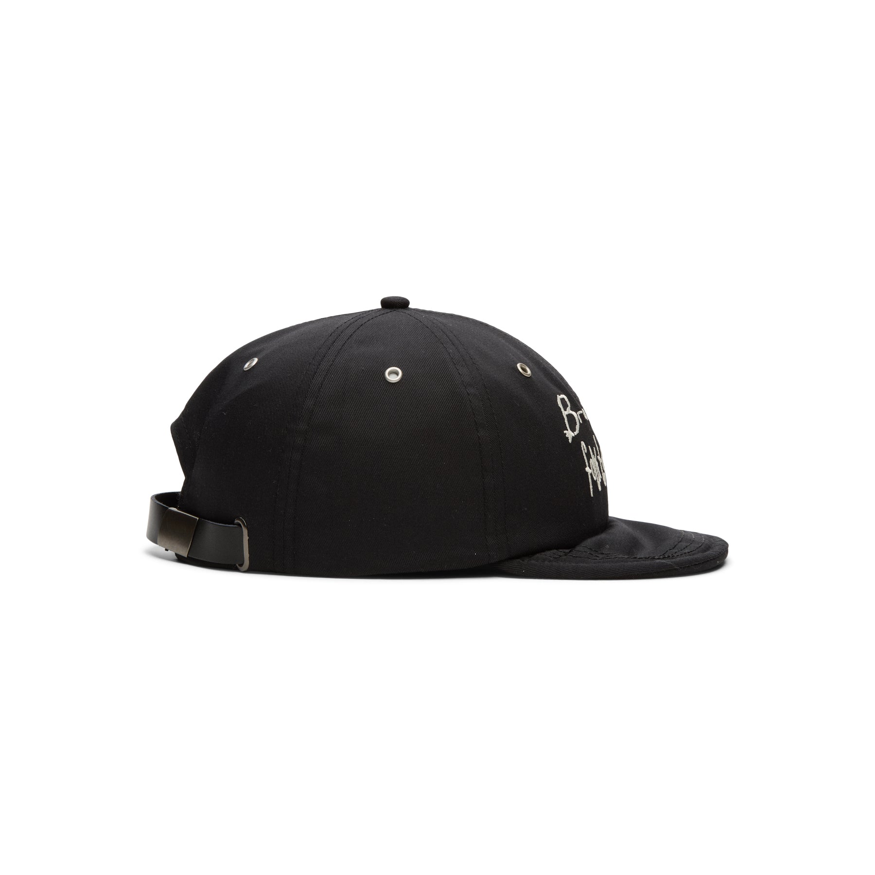Brain Dead Folk Technology Wire Brim 6 Panel Hats (Black) Hats
