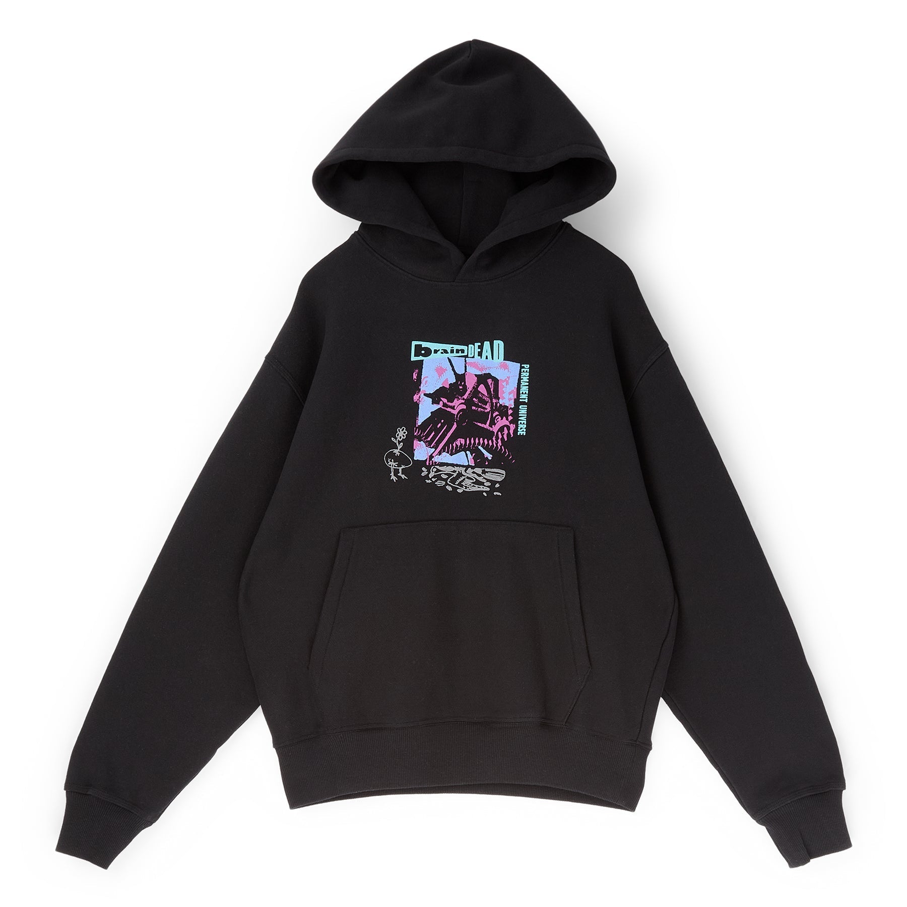 Brain Dead Permanent Universe Hoodie (Black) Top