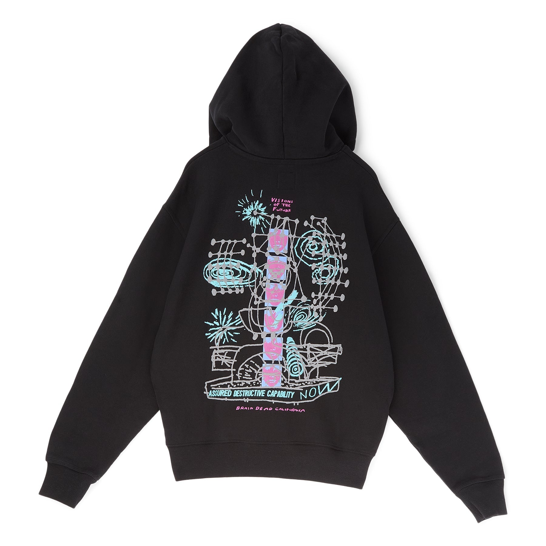 Brain Dead Permanent Universe Hoodie (Black) Top