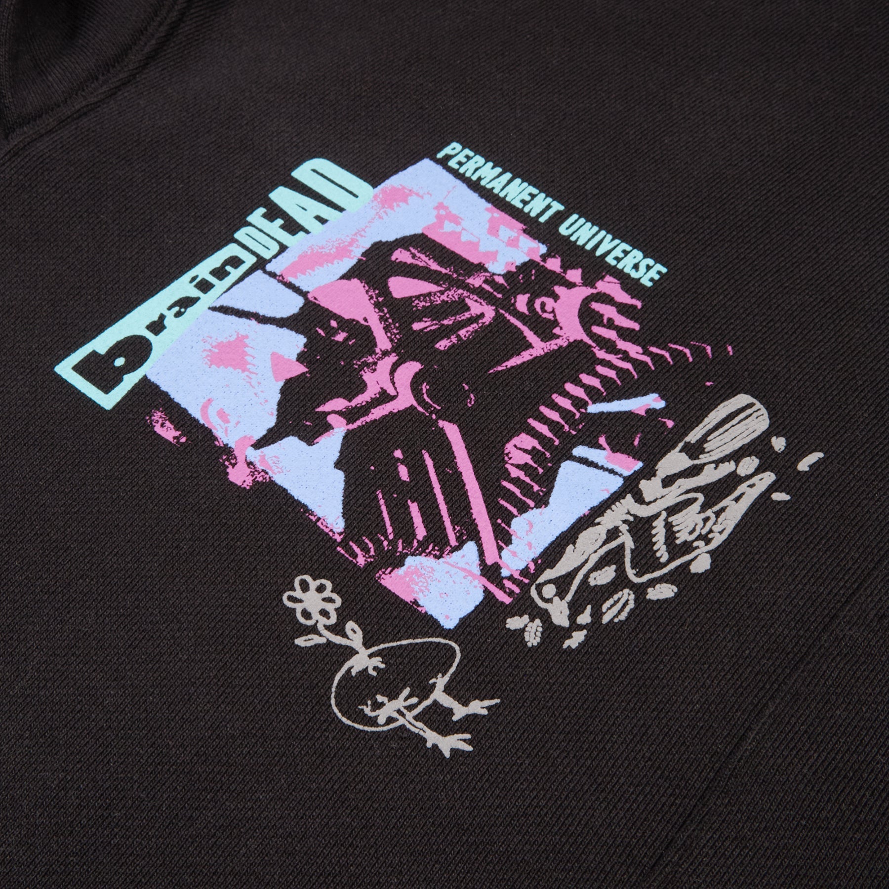 Brain Dead Permanent Universe Hoodie (Black) Top