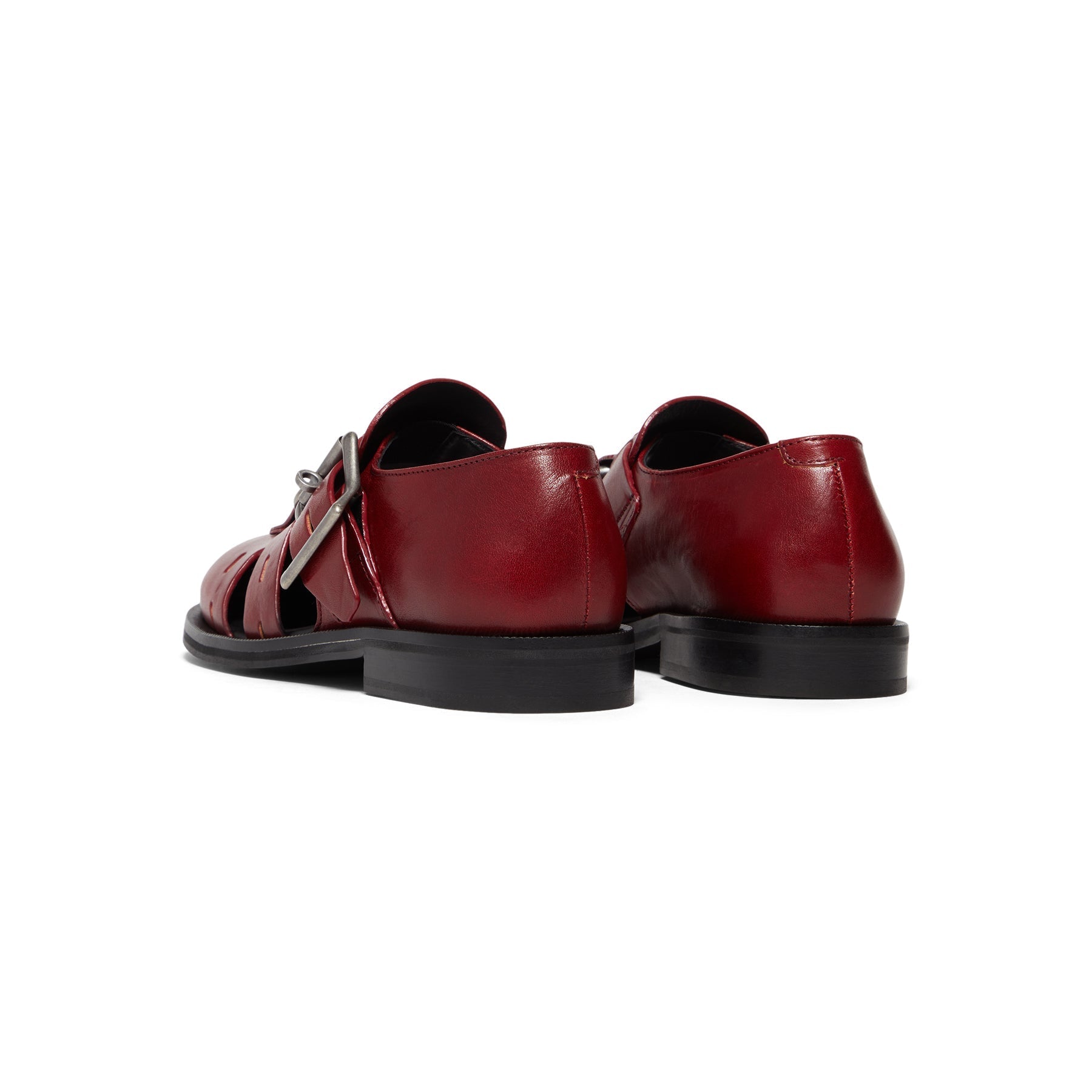 martine-rose-bondage-belt-sandal-1062wlp17113-red-red-oxblood  Footwear