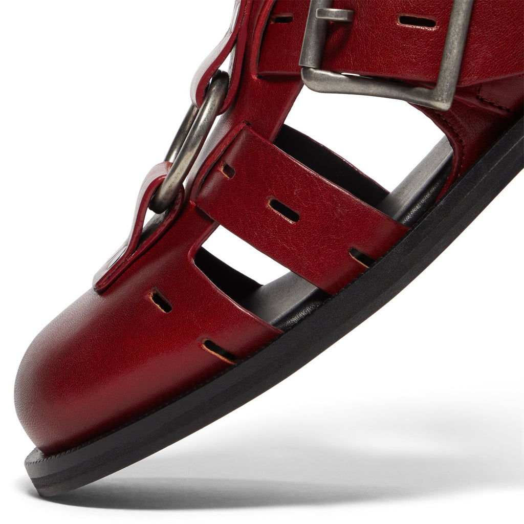 martine-rose-bondage-belt-sandal-1062wlp17113-red-red-oxblood  Footwear