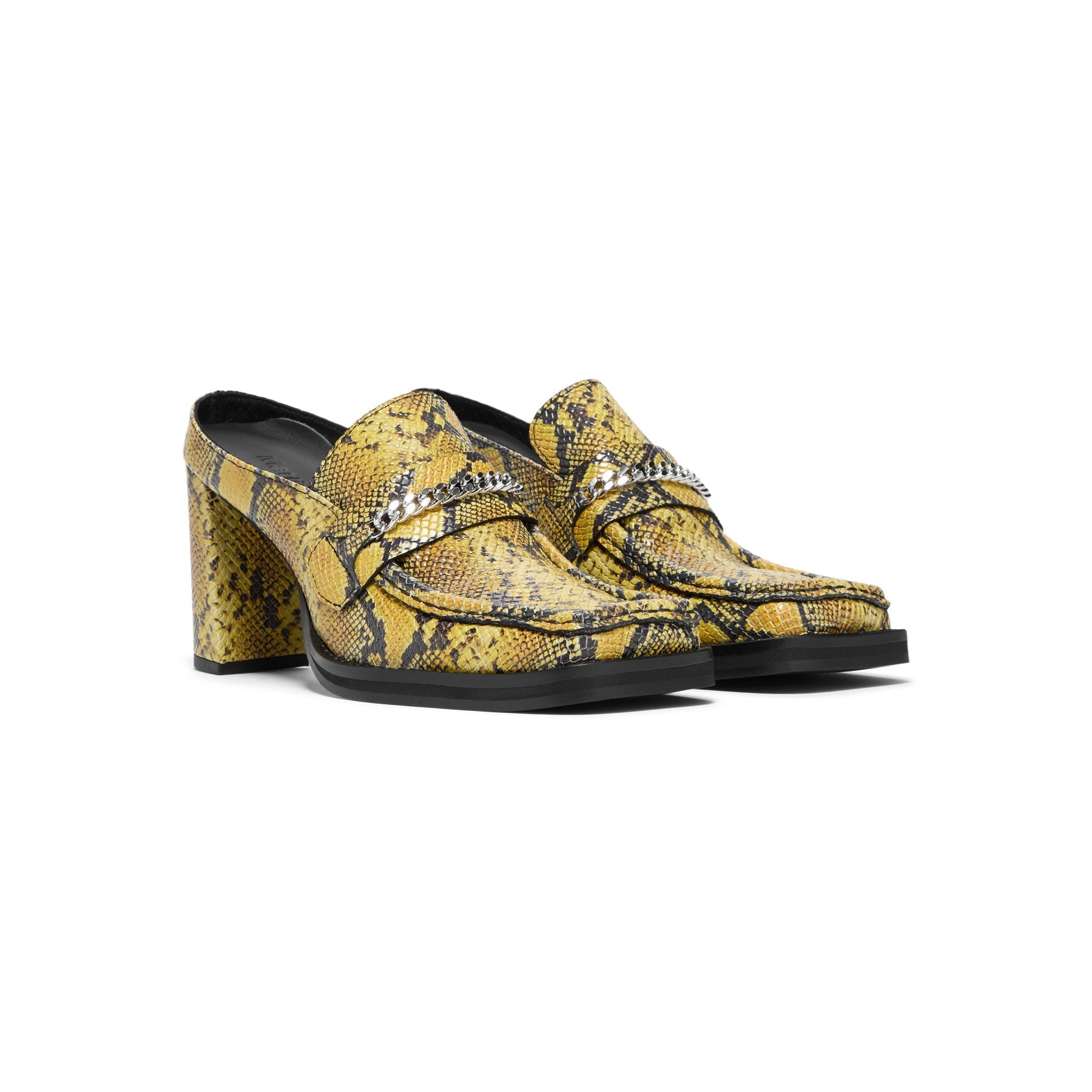 martine-rose-square-toe-heel-1065le02309-ylwblk-yellow-black  Footwear