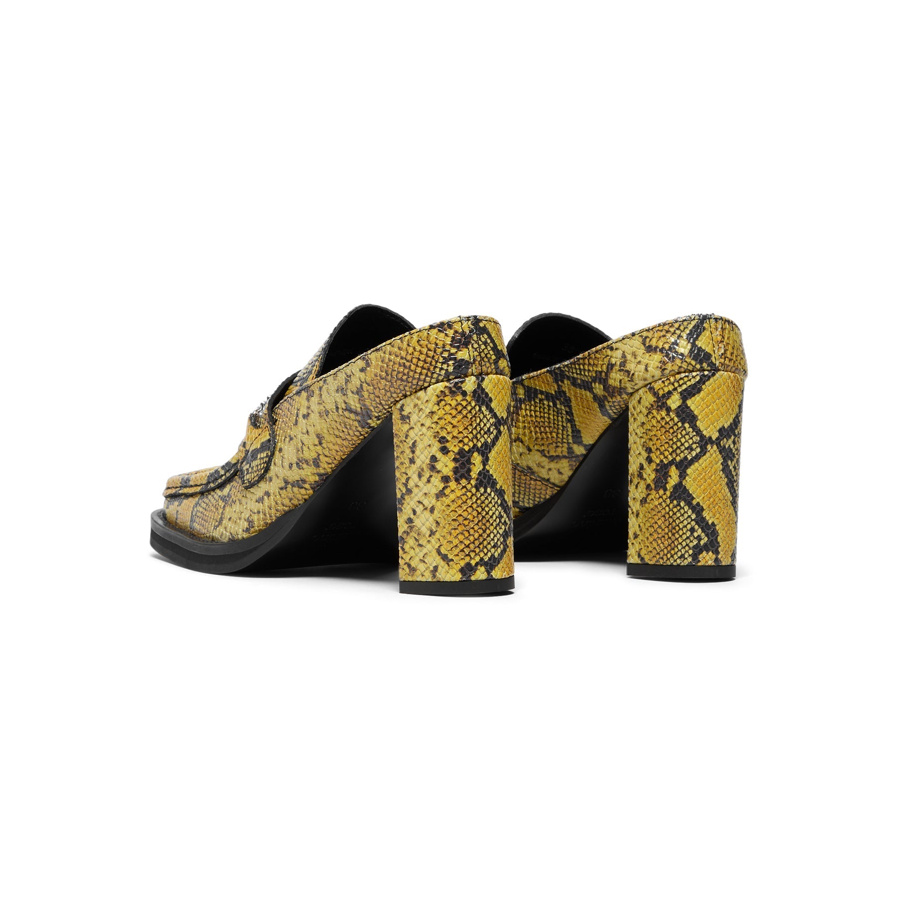 martine-rose-square-toe-heel-1065le02309-ylwblk-yellow-black  Footwear