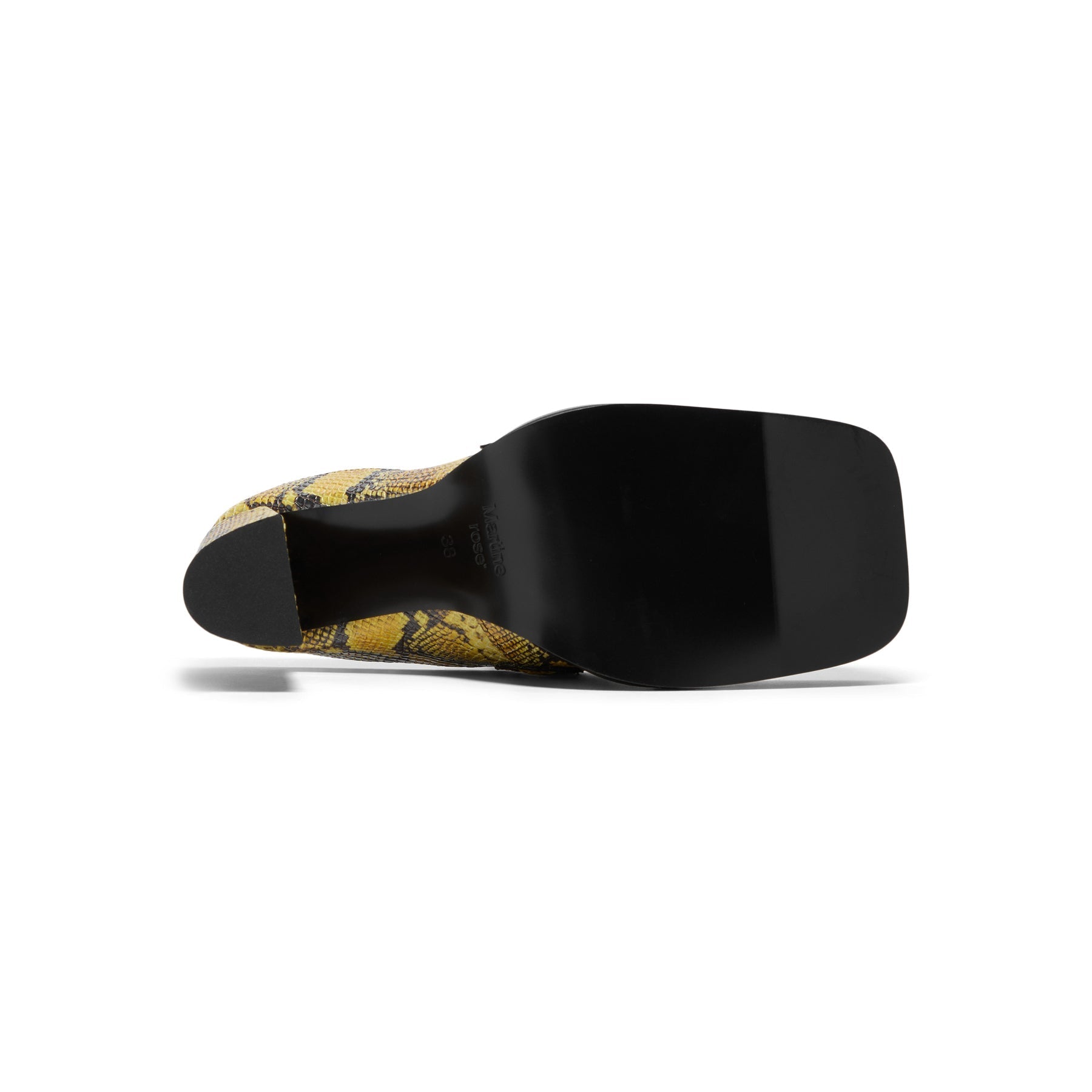 martine-rose-square-toe-heel-1065le02309-ylwblk-yellow-black  Footwear