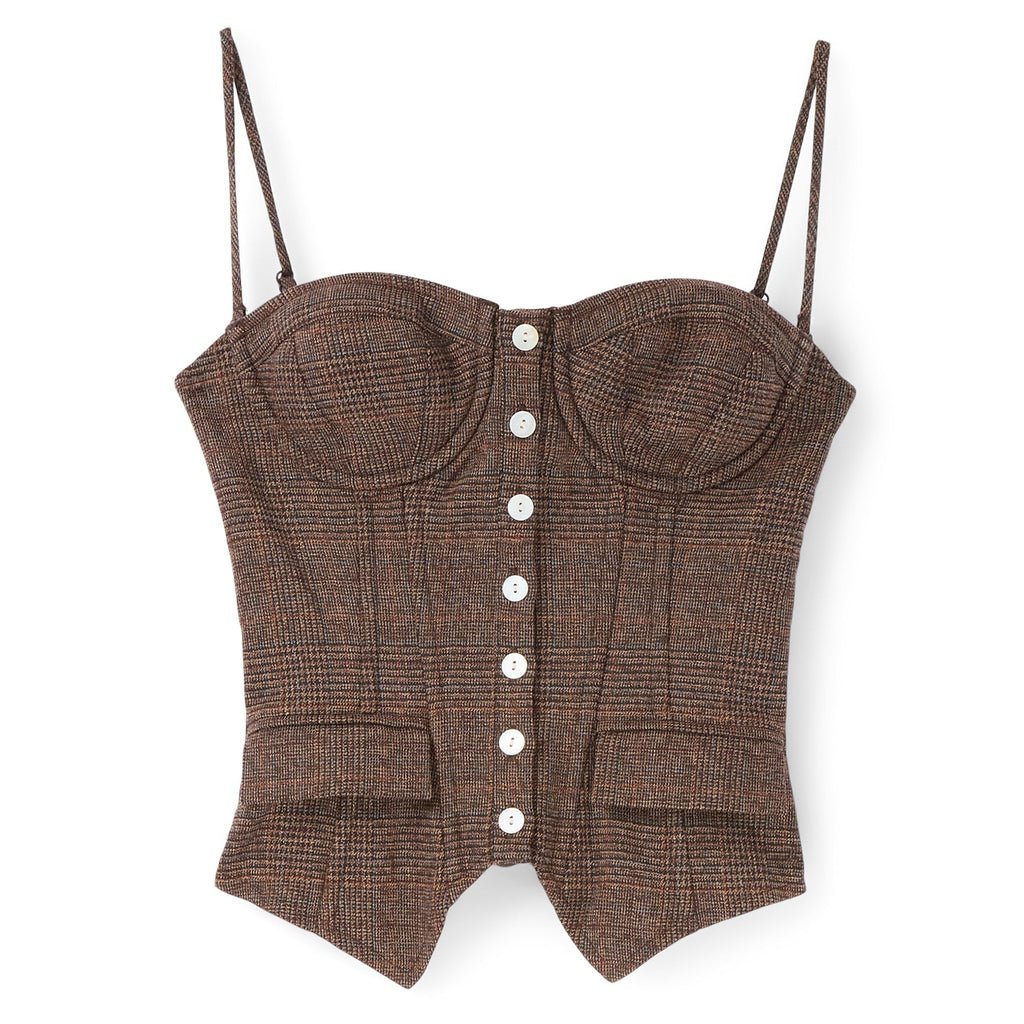 Danielle Guizio Edith Corset (Espresso)