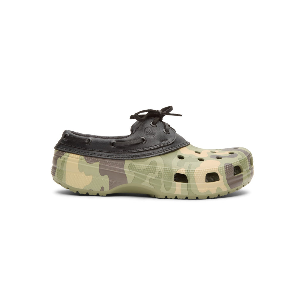 crocs-classic-duck-camo-boat-shoe-black-cargo  Footwear