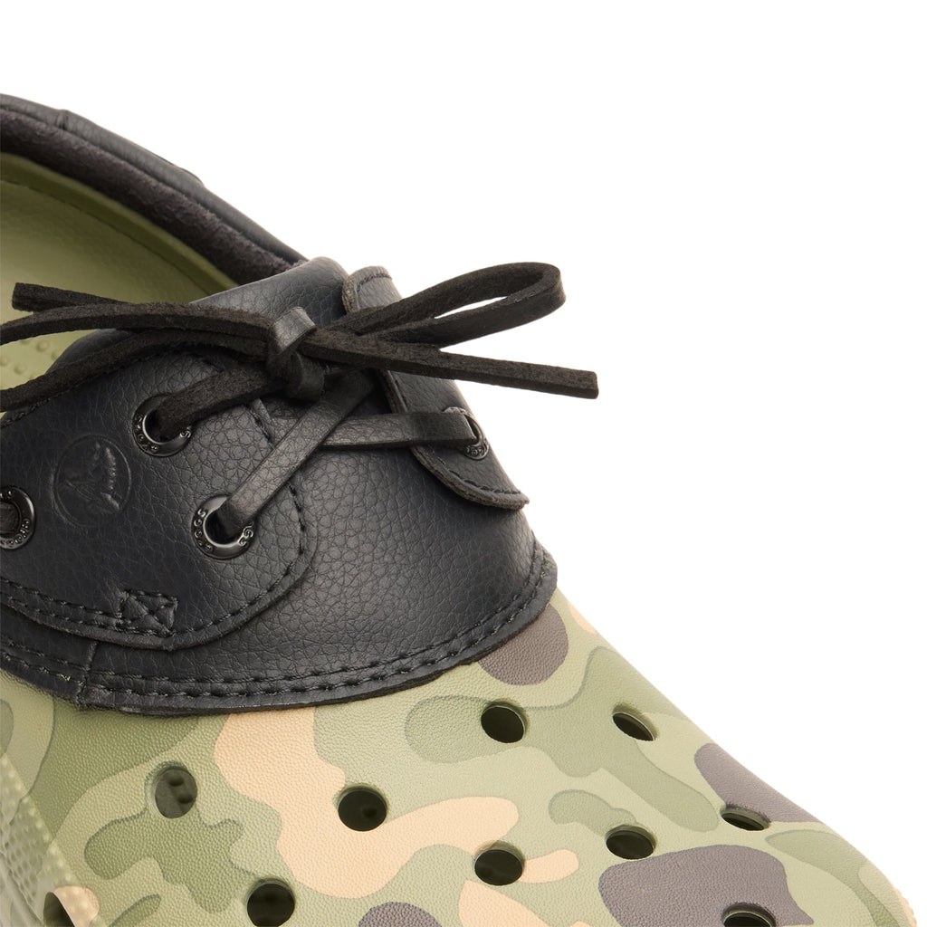 crocs-classic-duck-camo-boat-shoe-black-cargo  Footwear