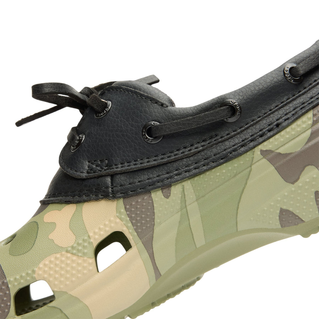 crocs-classic-duck-camo-boat-shoe-black-cargo  Footwear