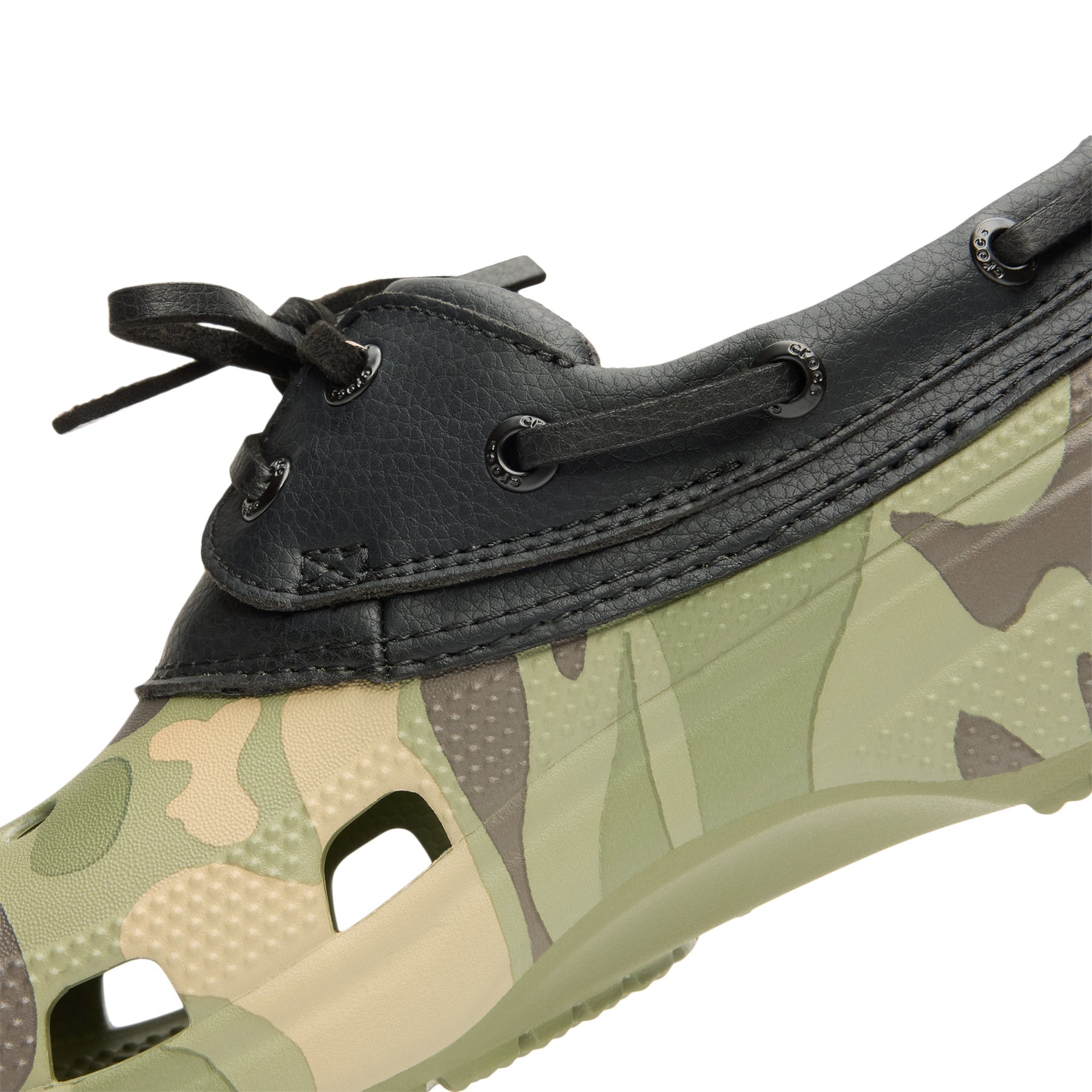 crocs-classic-duck-camo-boat-shoe-black-cargo  Footwear