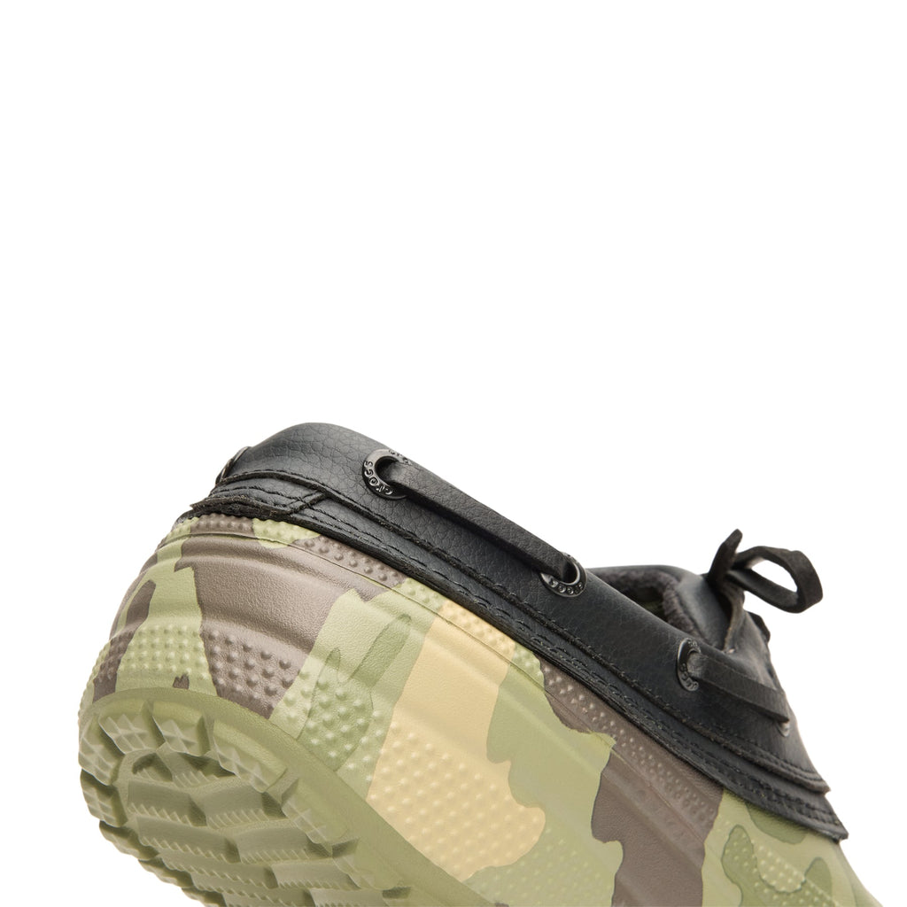 crocs-classic-duck-camo-boat-shoe-black-cargo  Footwear