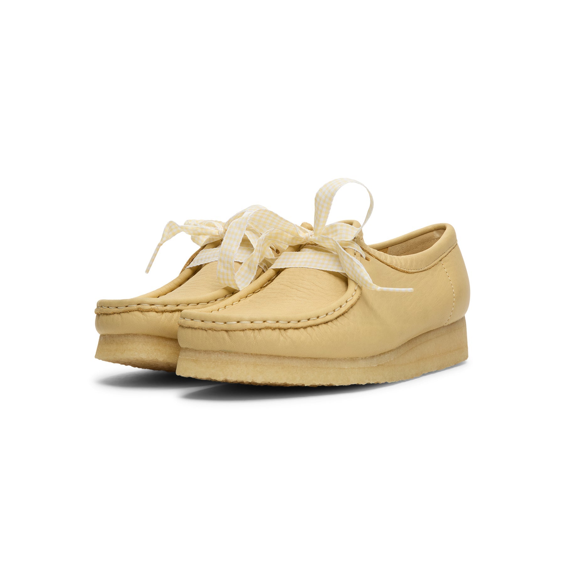 clarks-wallabee-pale-yellow  Footwear