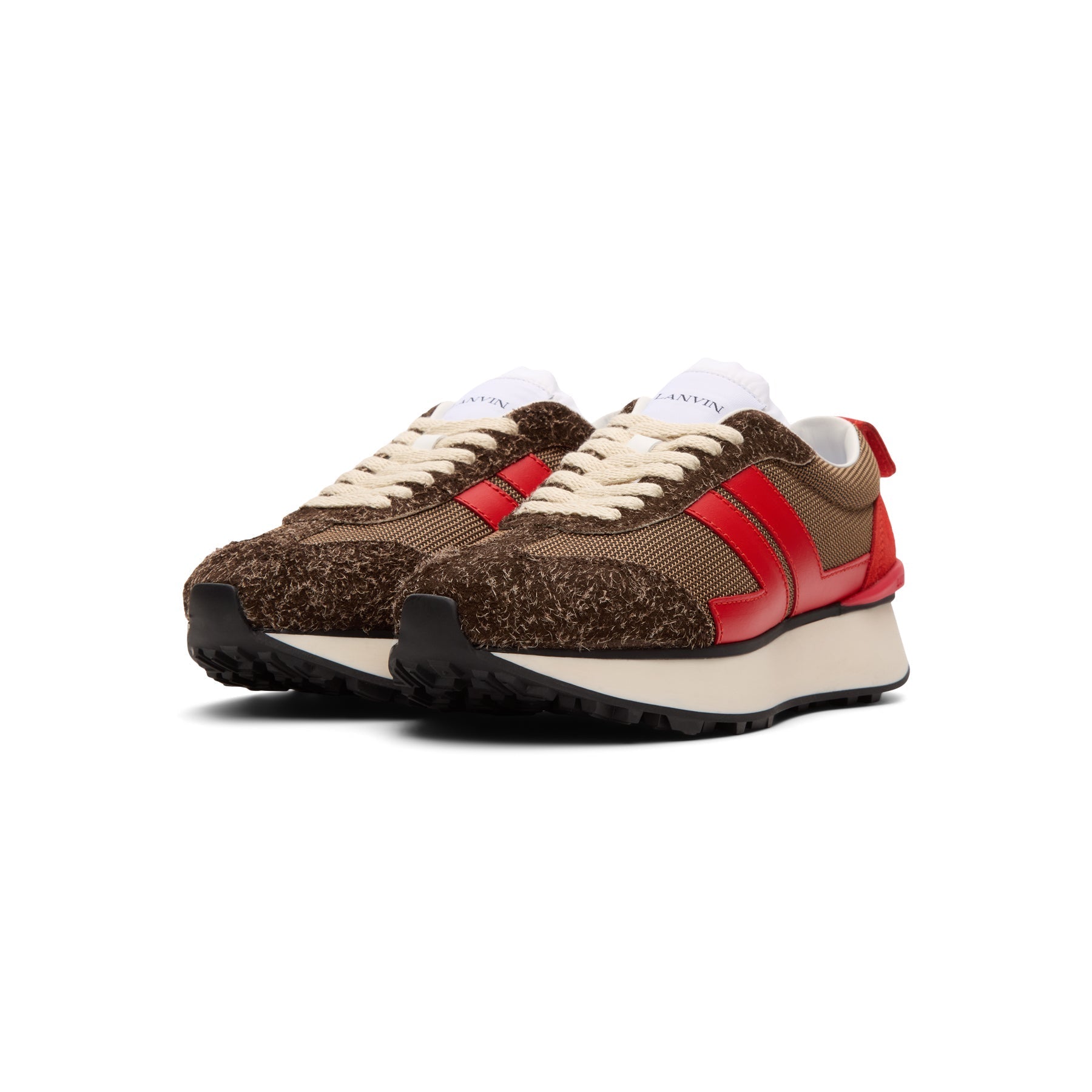 lanvin-bumpr-brown-red  Footwear