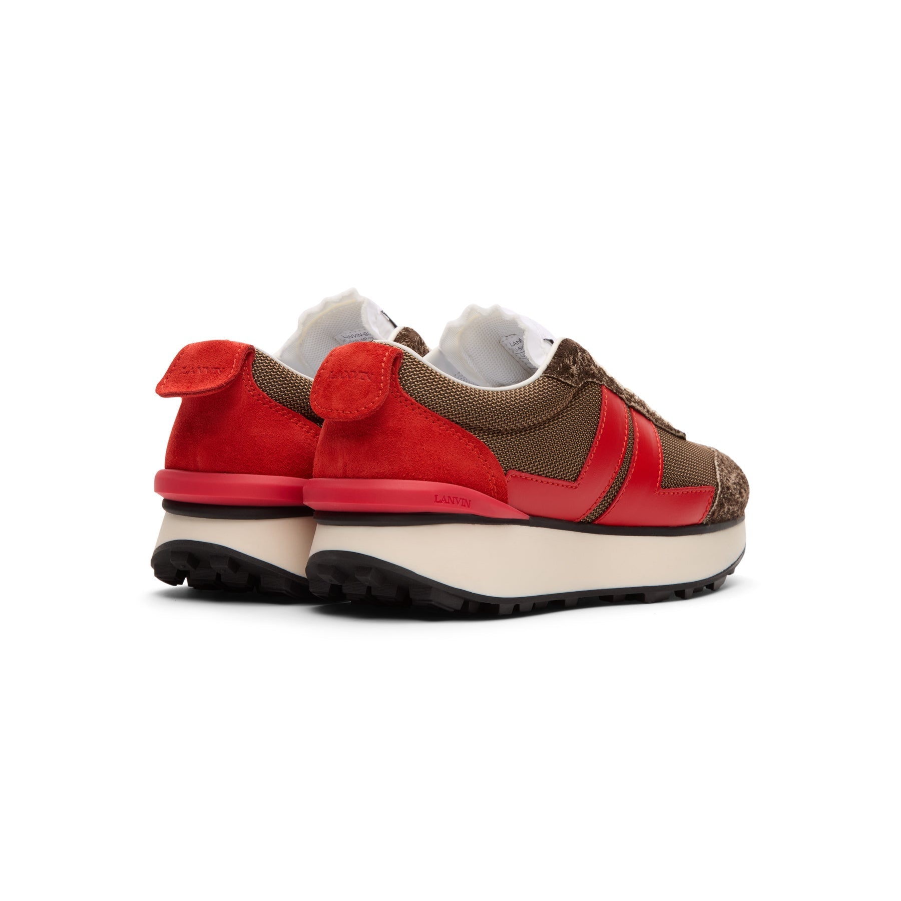 lanvin-bumpr-brown-red  Footwear