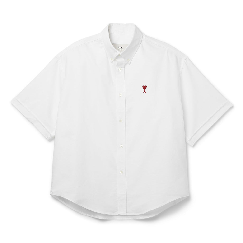 AMI Boxy Fit Shirt (Natural white) Top