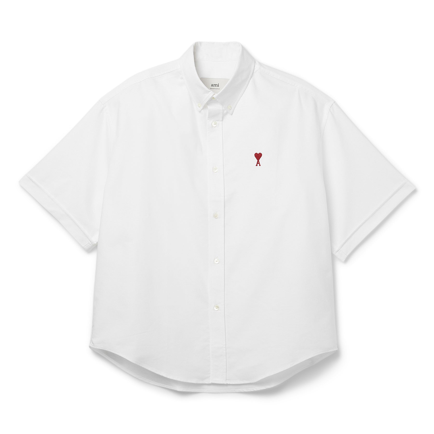 AMI Boxy Fit Shirt (Natural white) Top