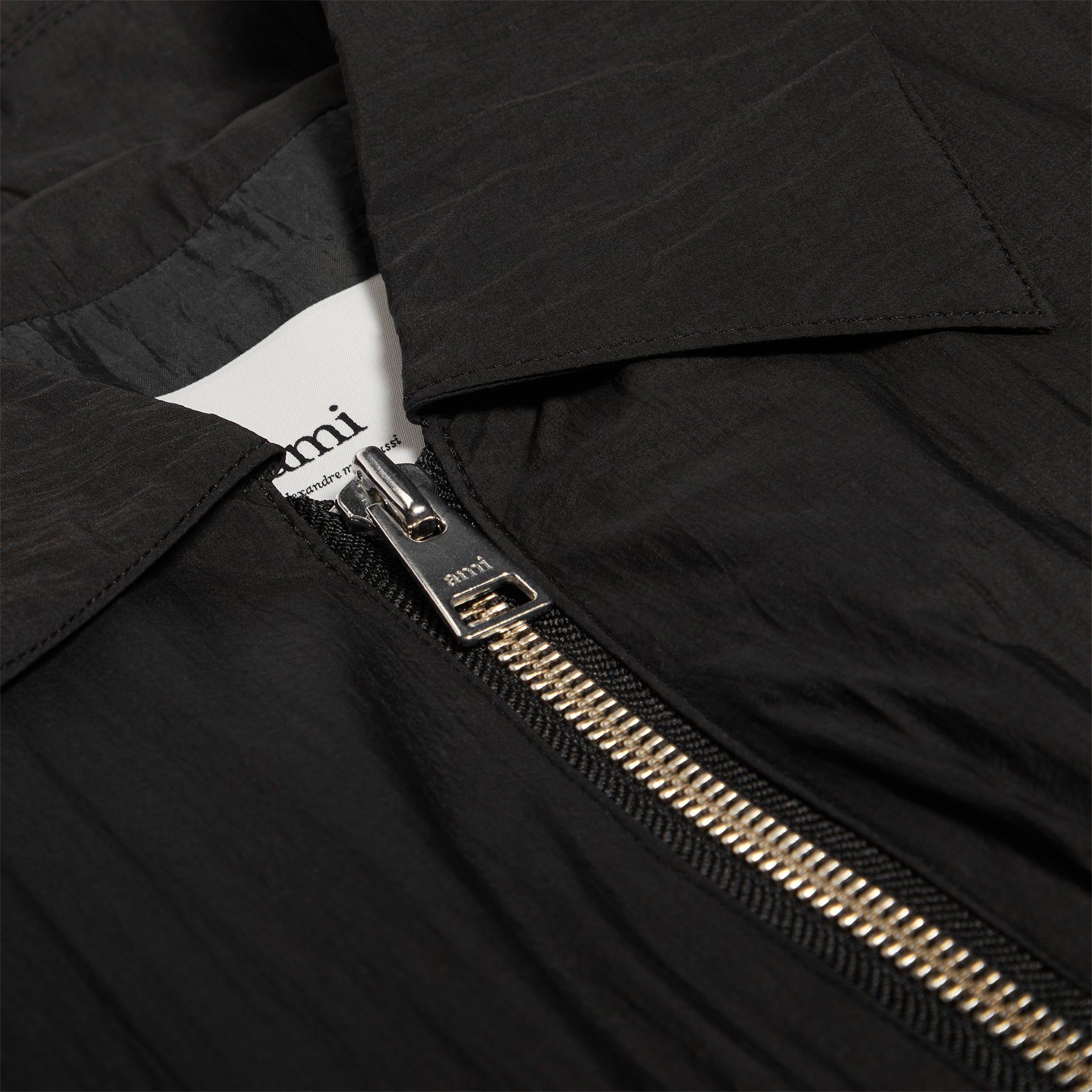 AMI ADC Zipped Jacket (BLACK) Top