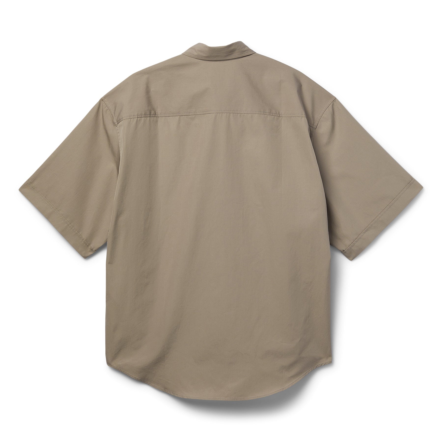AMI Short Sleeve Boxy Shirt (Ash) Top