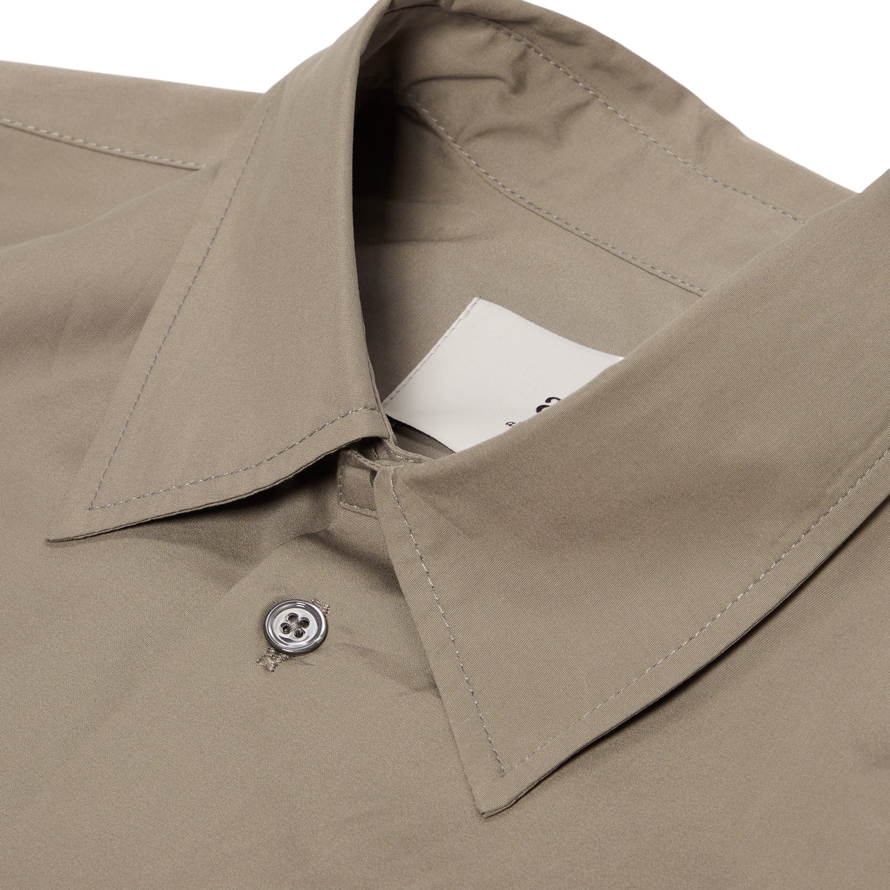 AMI Short Sleeve Boxy Shirt (Ash) Top