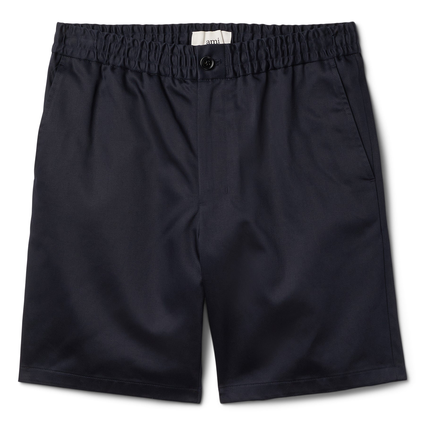 AMI Elasticated Waist Shorts (Navy Blue) Trousers